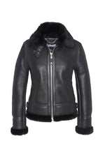 Schott's double-face sheepskin B-3 bomber-warm, durable, timeless. - Image n°8