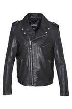 Thick cowhide LC1140ICON Black X-rock-inspired, durable, timeless. - Image n°4