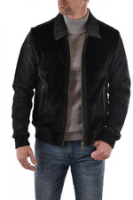  Scotch&Soda men's sheepskin leather jacket - Image n°1