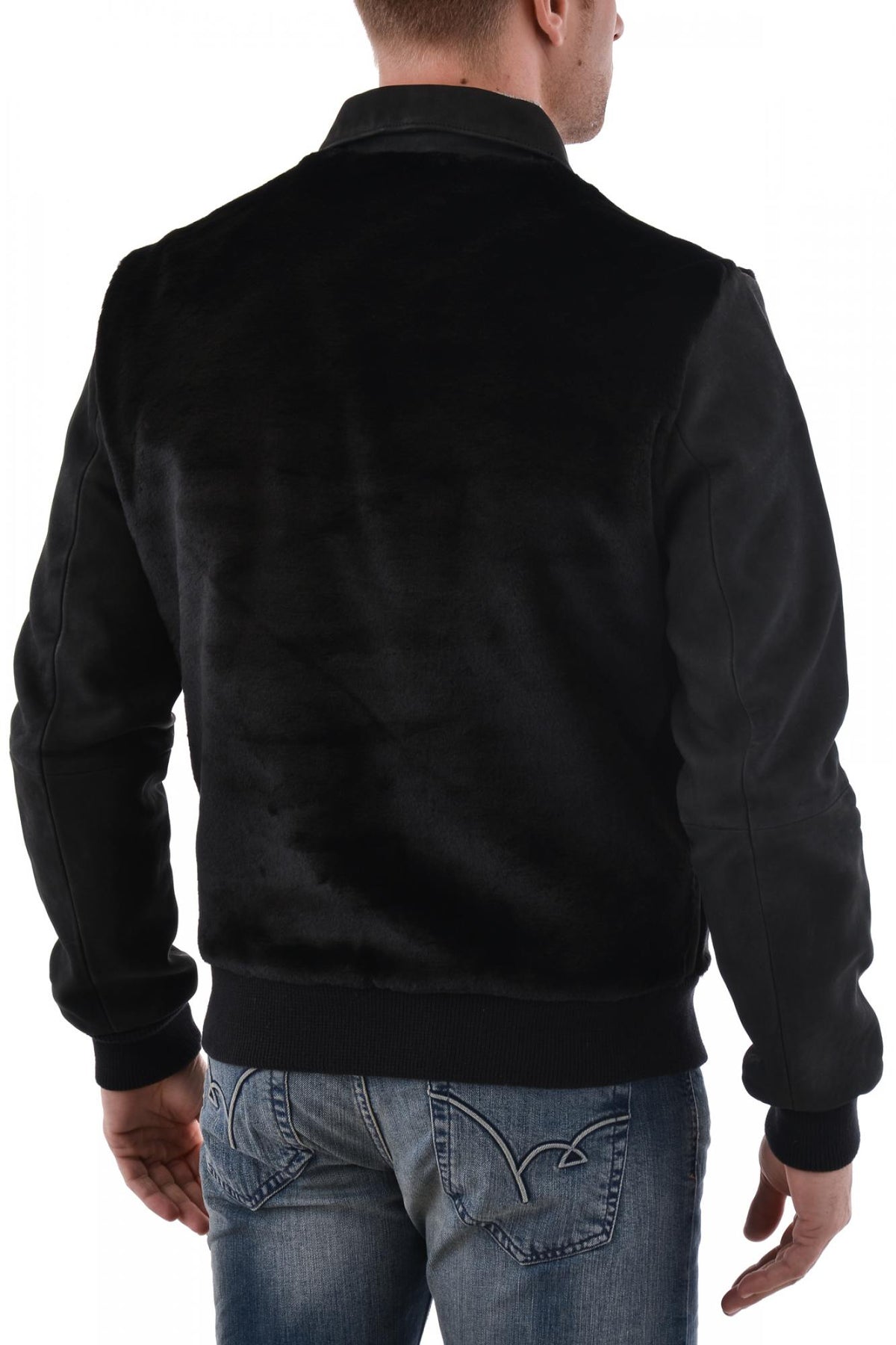  Scotch&Soda men's sheepskin leather jacket - Image n°4