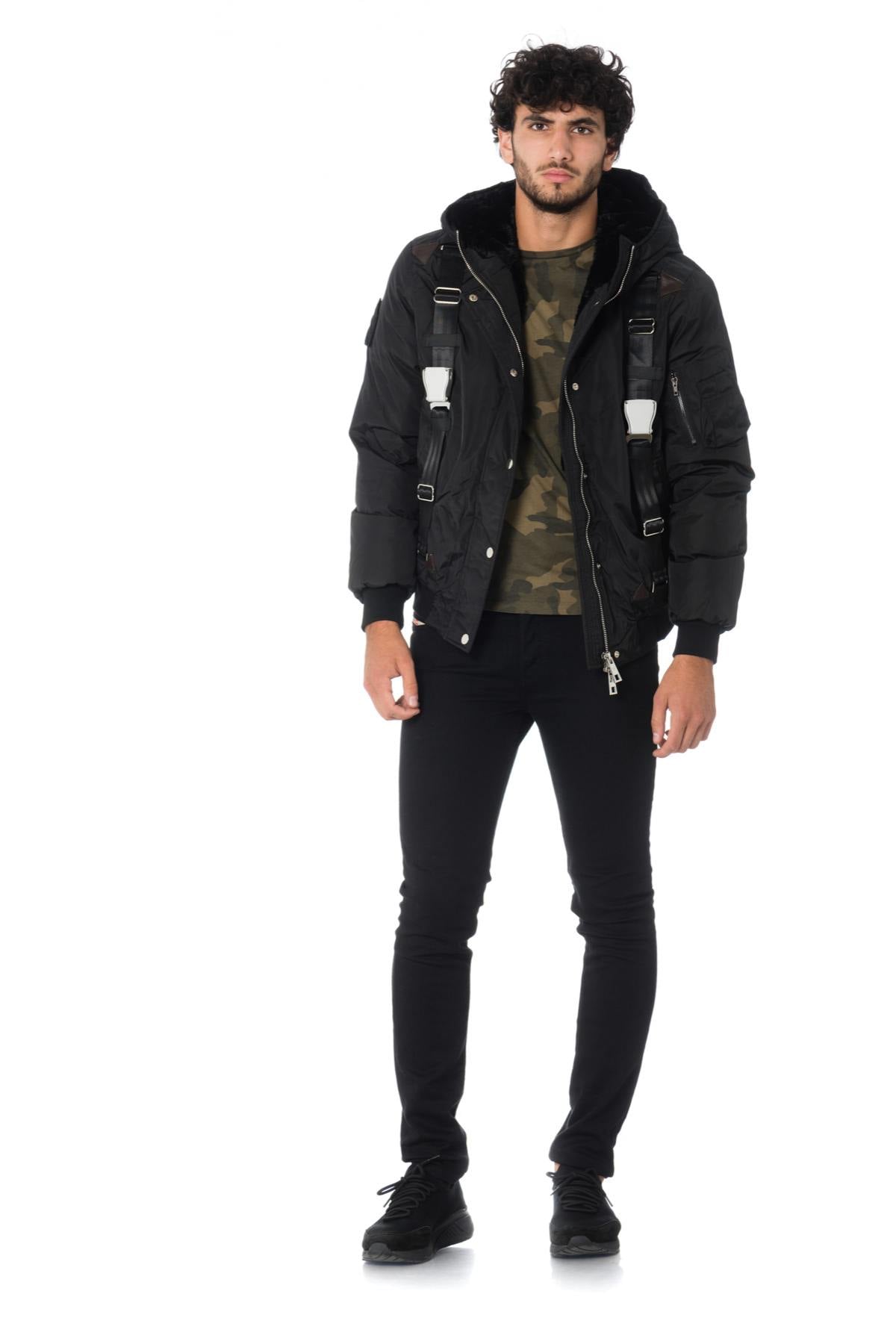 Hooded bomber with straps The New Designers - Image n°2