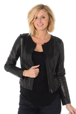Very light women's lambskin jacket - Image n°5
