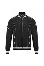 Horspist black camouflage jacket with studs - Image n°3