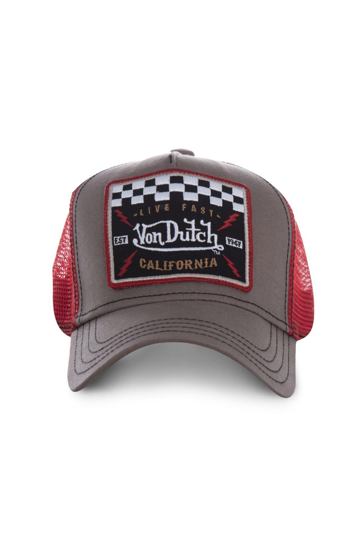 Brown and red Von Dutch cap - Image n°2