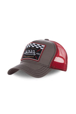 Brown and red Von Dutch cap - Image n°1