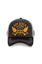 Von Dutch men's khaki and black cap - Image n°2