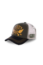 Von Dutch men's khaki and black cap - Image n°1