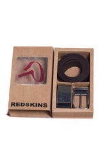 Belt box with 2 brown Redskins buckles - Image n°1