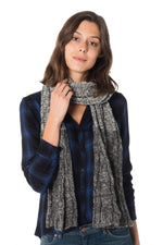 Redskins women's black and gray scarf - Image n°1