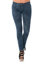 Women's push up jeans with patterns - Image n°4