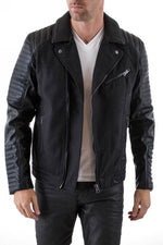 Kaporal Biker style jacket in polyester for Men - Image n°1