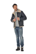 Schott shearling bomber jacket for Men - Image n°2
