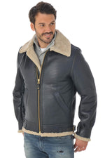Schott shearling bomber jacket for Men - Image n°6