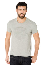 Redskins men's heather gray t-shirt - Image n°1