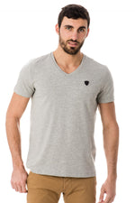 Men's plain heather gray redskins t-shirt - Image n°1