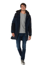 Redskins men's navy blue and black parka - Image n°2