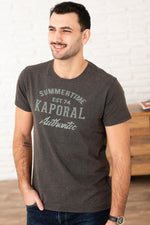 Kaporal gray t-shirt for men - Image n°1