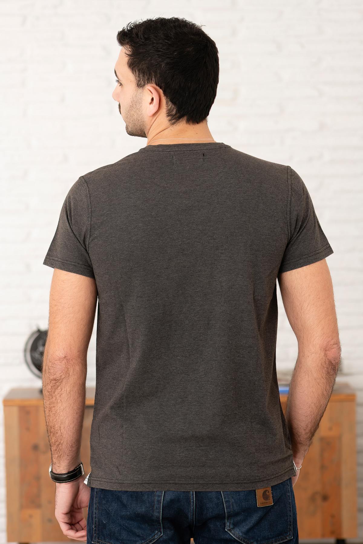 Kaporal gray t-shirt for men - Image n°4