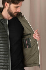 Oakwood men's down jacket in sheepskin leather - Image n°7