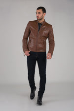 Redskins' lambskin jacket: slim fit, moto details, autumn-ready. - Image n°2