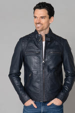 Navy blue redskins fashion jacket - Image n°13