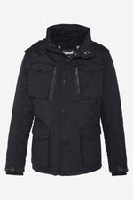 Black army jacket with removable bib - Image n°3