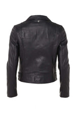 Schott's LCW8618 Black: a women's Perfecto in supple lambskin nappa. - Image n°7
