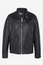 Schott's LC949D Black: a lambskin café racer, sleek and built to last. - Image n°5