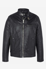 Schott's LC949D Black: a lambskin café racer, sleek and built to last. - Image n°5