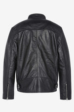 Schott's LC949D Black: a lambskin café racer, sleek and built to last. - Image n°6