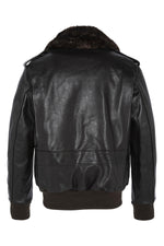 The Schott 184SM Brown A-2 jacket in supple cowhide. Made in the USA. - Image n°4