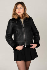 Schott's double-face sheepskin B-3 bomber-warm, durable, timeless. - Image n°4
