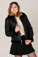 Schott's double-face sheepskin B-3 bomber-warm, durable, timeless. - Image n°1