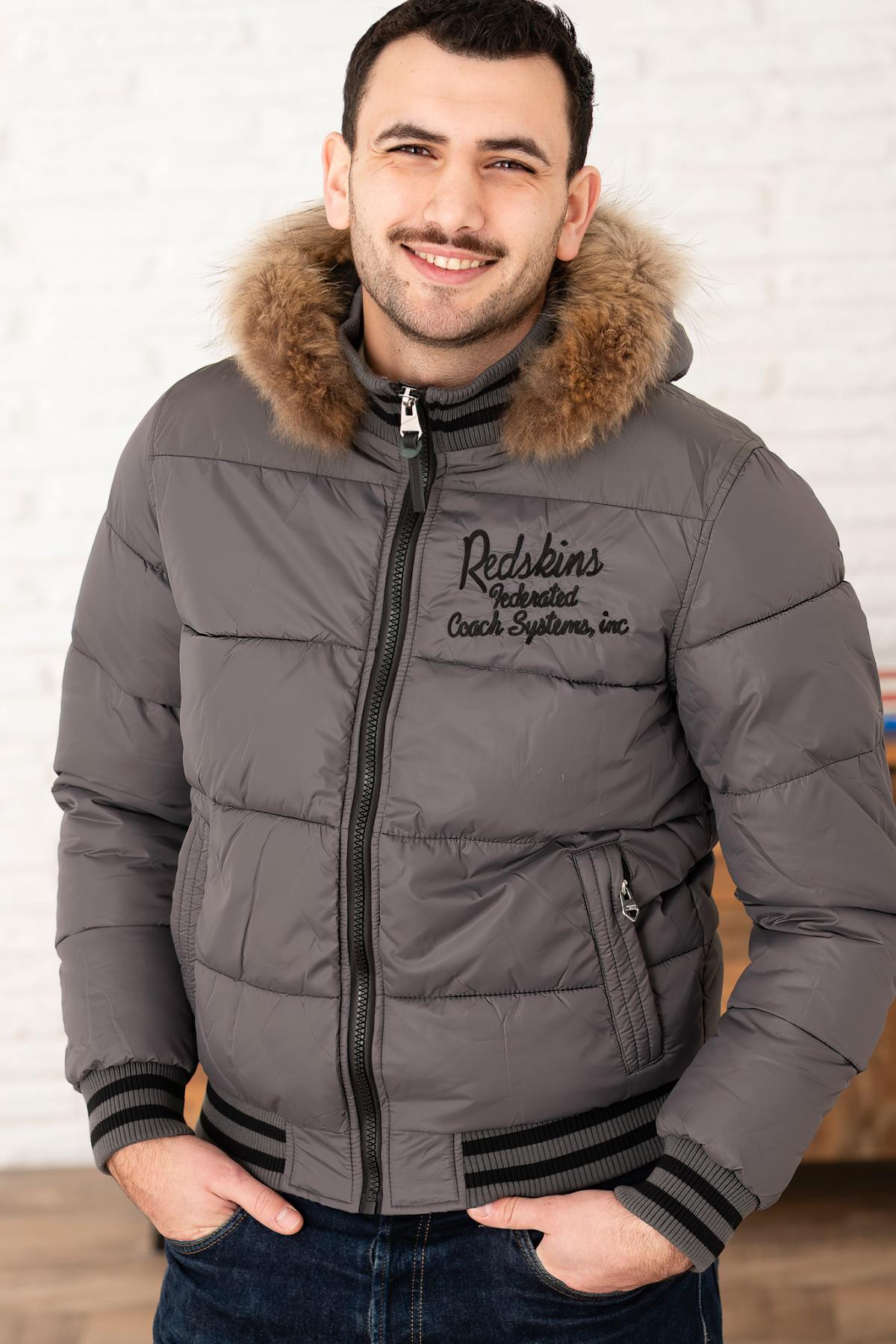 REDSKINS WALLAS 4 down jacket with hood - Image n°1