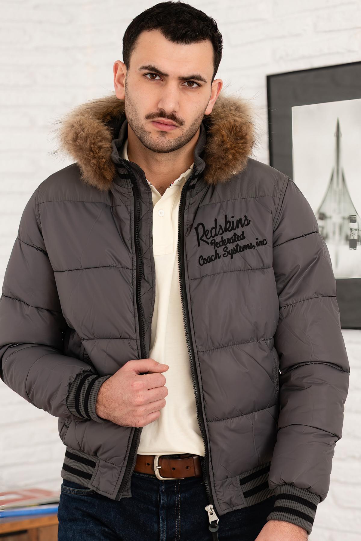 REDSKINS WALLAS 4 down jacket with hood - Image n°4