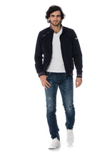 Fine navy blue jacket - Image n°2