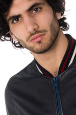 Navy blue teddy with ribbed edges - Image n°7