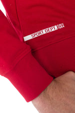 Men's red round neck sweater - Image n°6