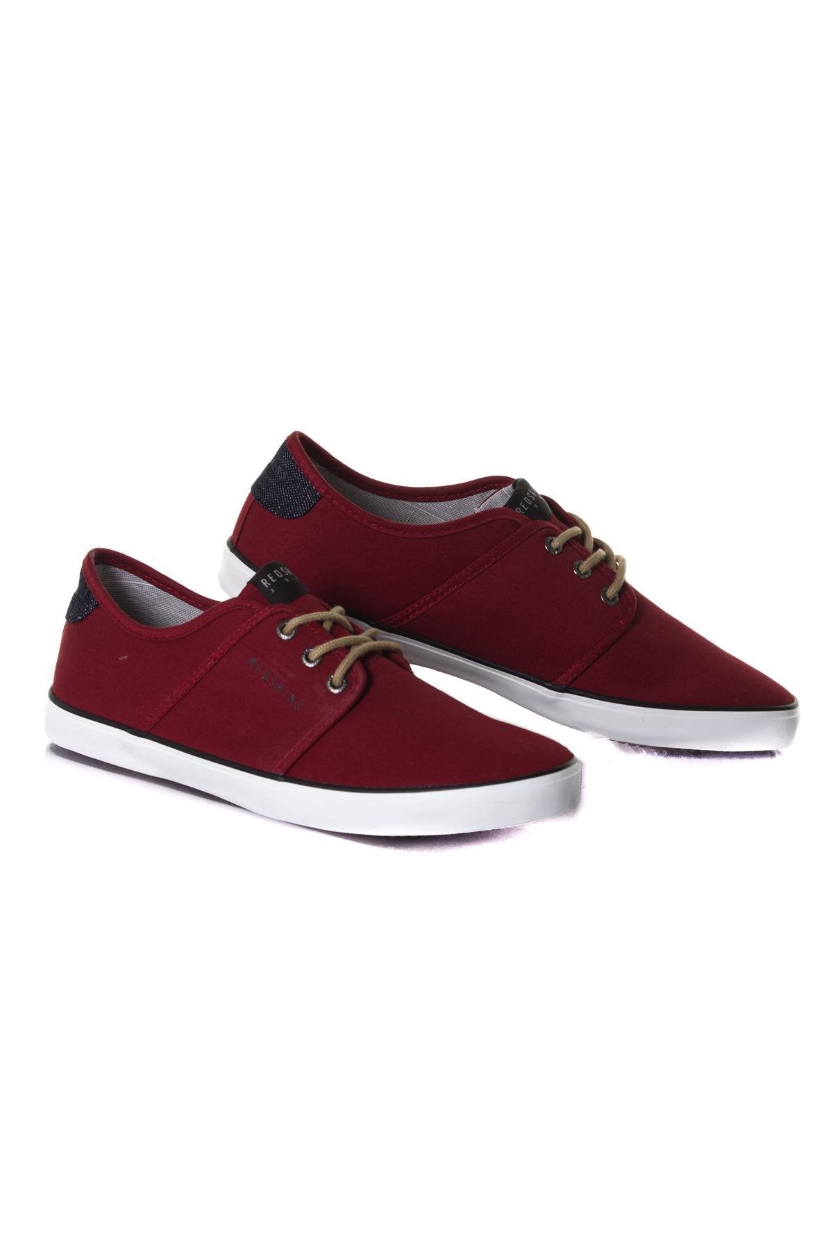 Men's red canvas shoes - Image n°1