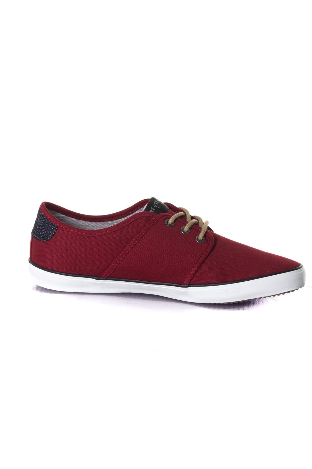Men's red canvas shoes - Image n°2