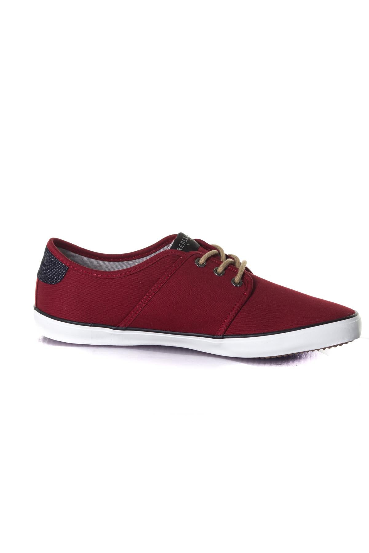 Men's red canvas shoes - Image n°2