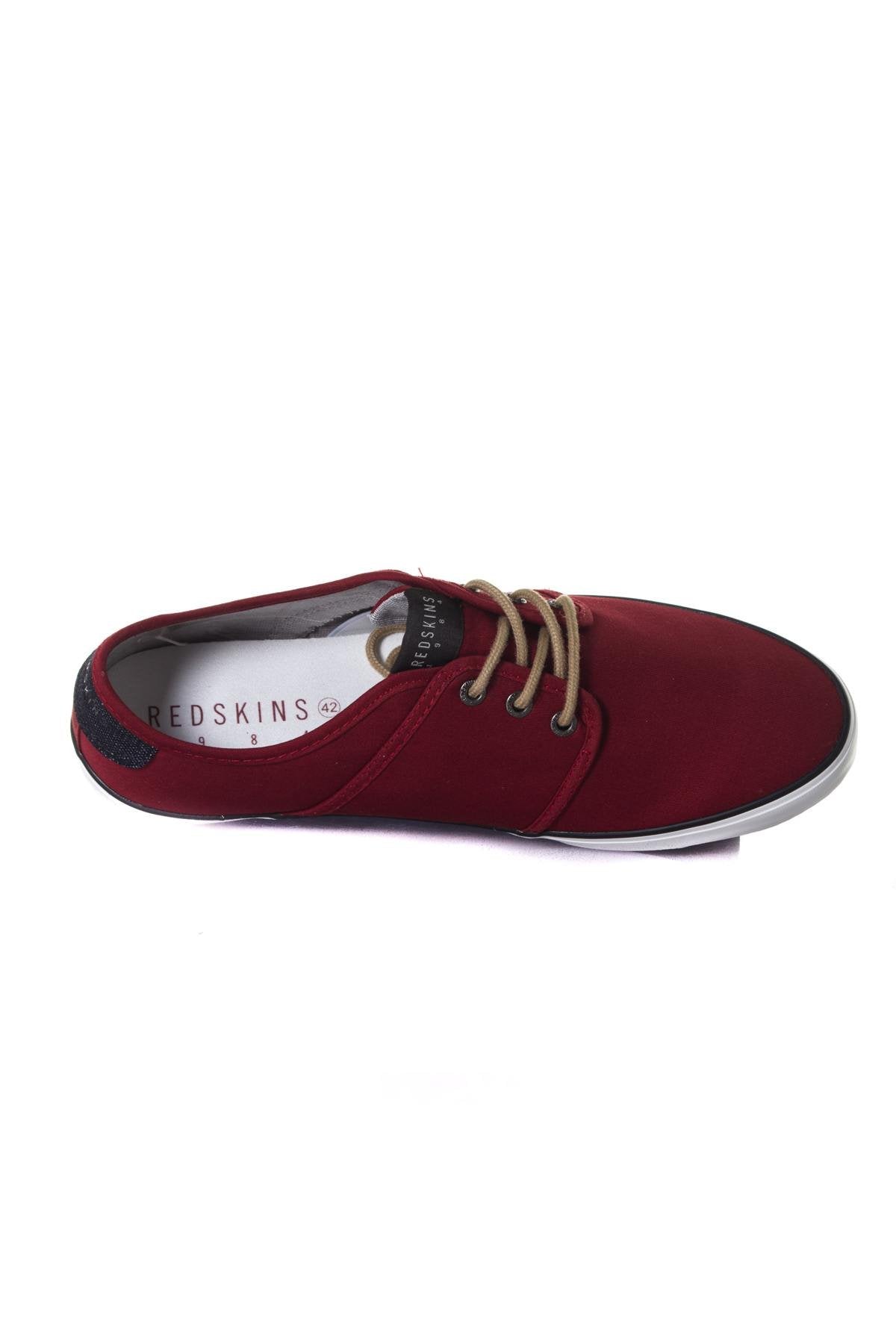 Men's red canvas shoes - Image n°3