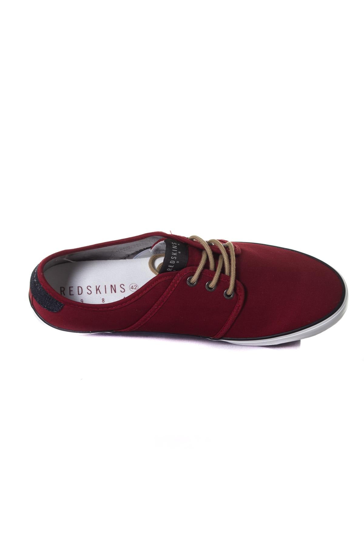 Men's red canvas shoes - Image n°3