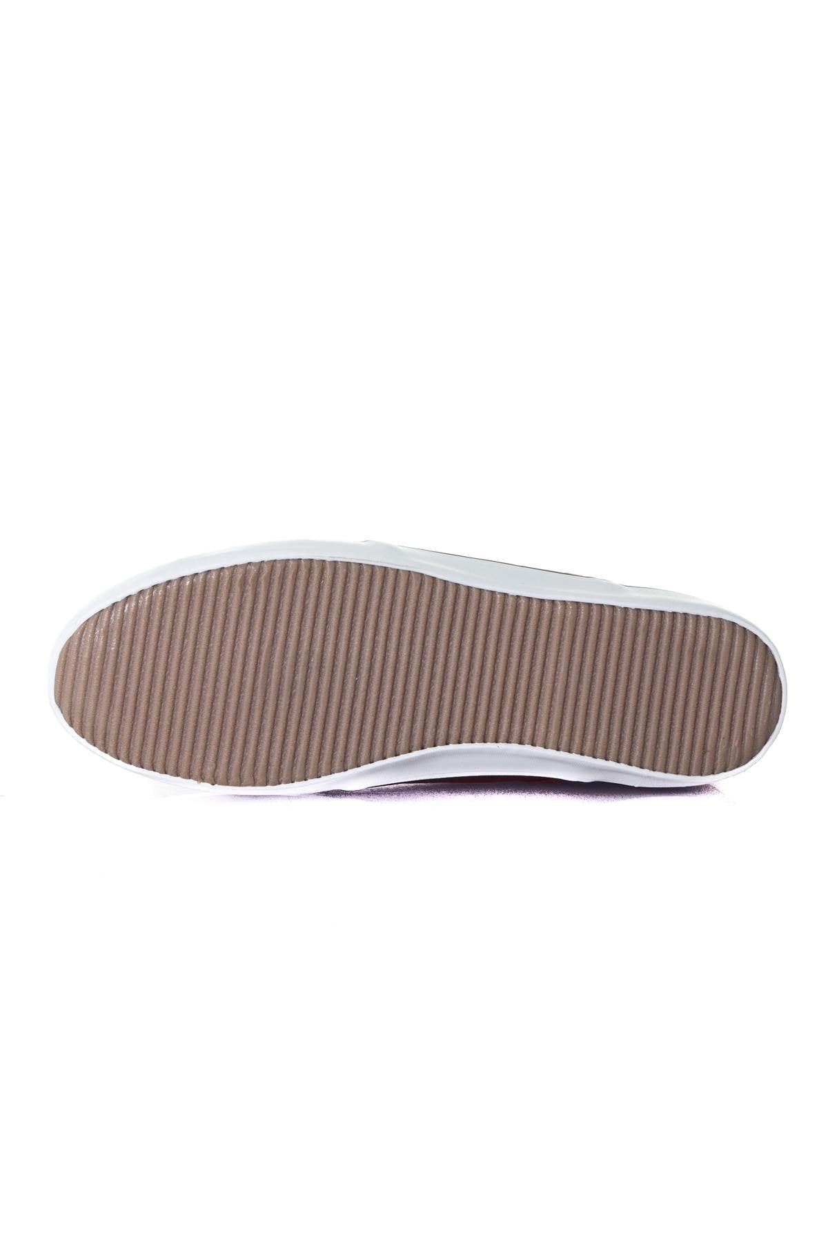 Men's red canvas shoes - Image n°4