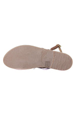 Women's summer tan sandals - Image n°4