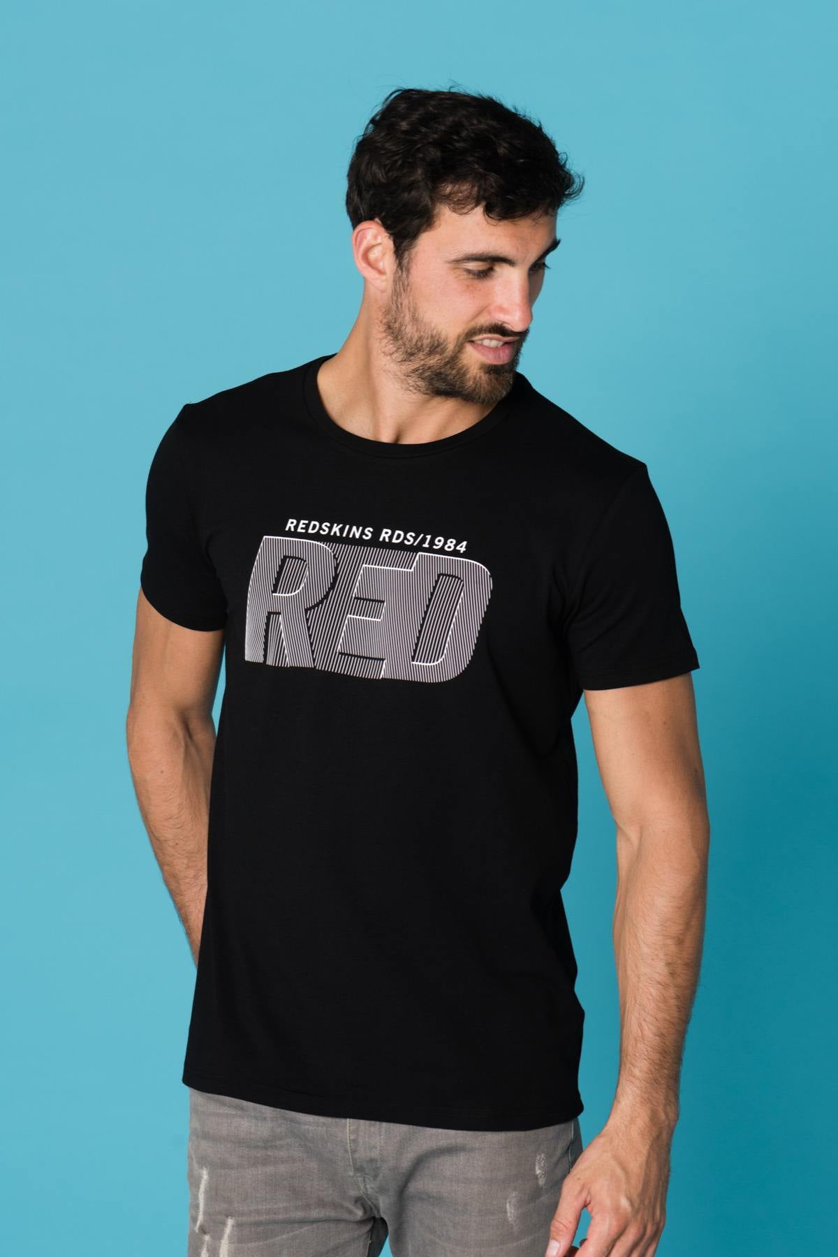 Black round neck t-shirt - Image n°3