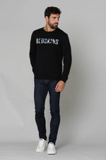 Black cotton sweater - Image n°2