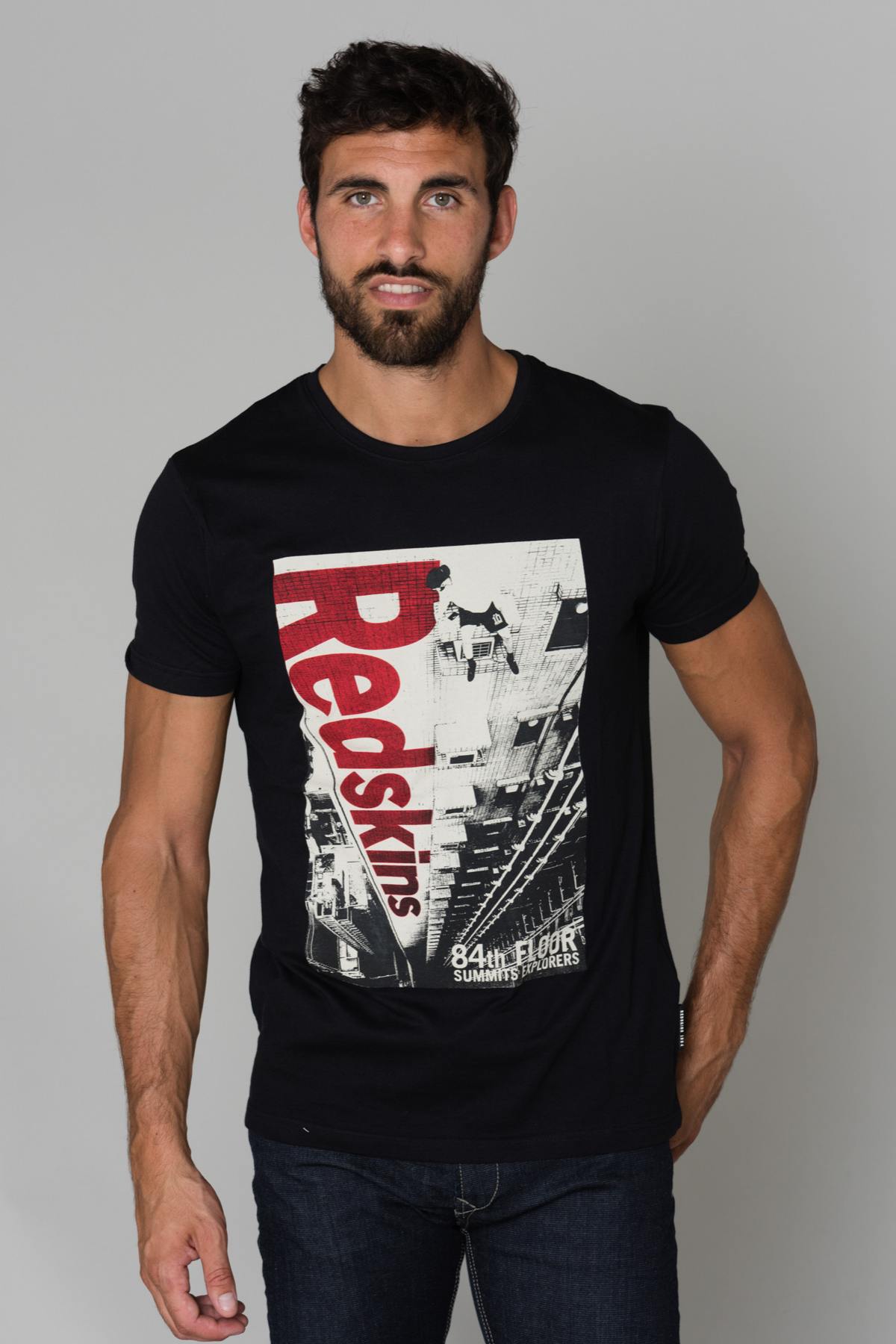 Men's black t-shirt - Image n°1