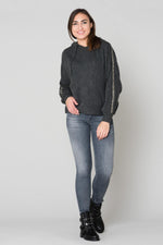  Charcoal gray acrylic sweater - Image n°2