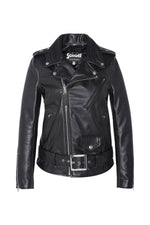 Perfecto One Star in black cowhide: Schott's timeless rock classic. - Image n°10